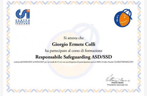 attestato Colli